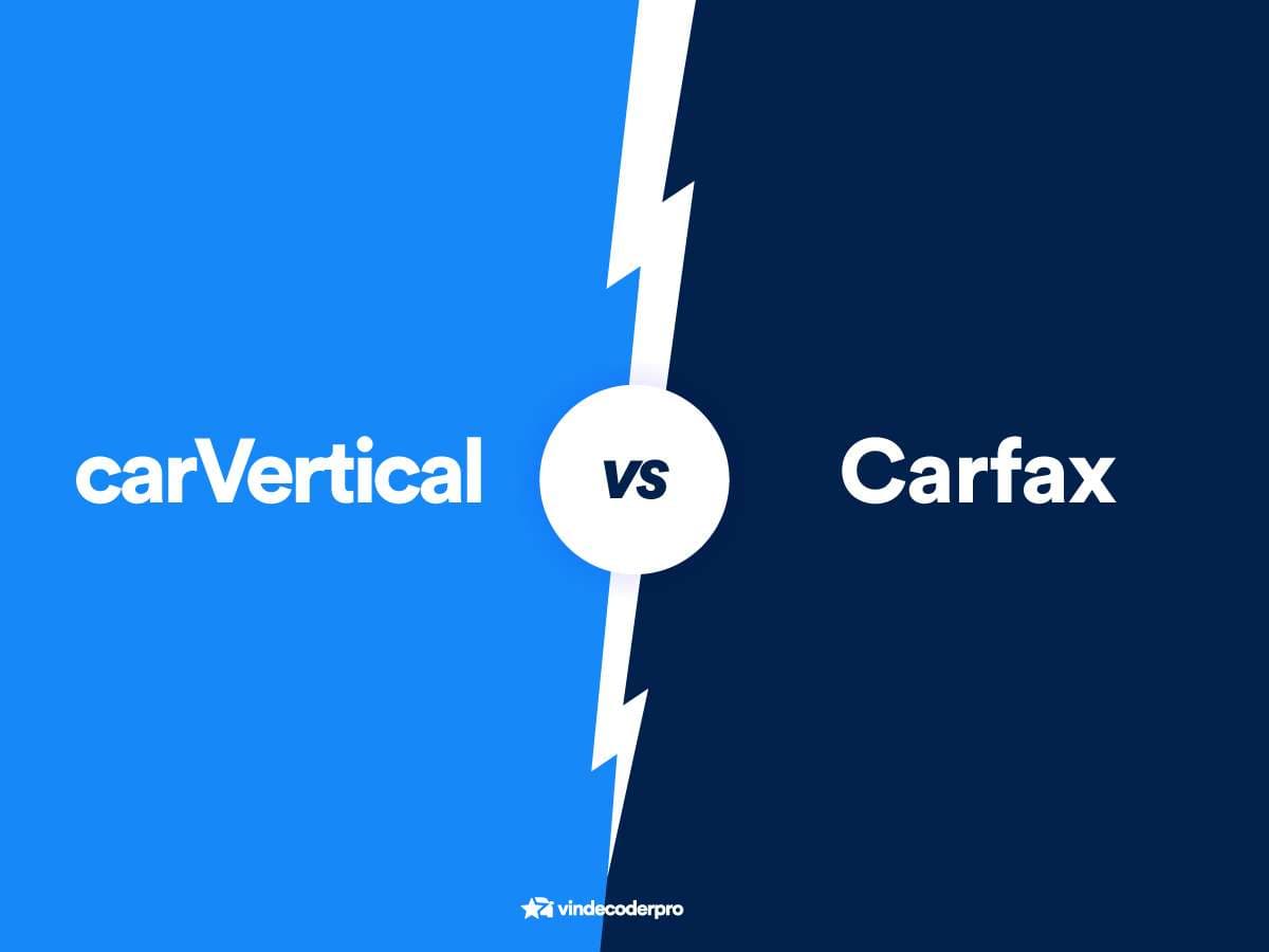 carVertical ou Carfax: comparação de relatórios